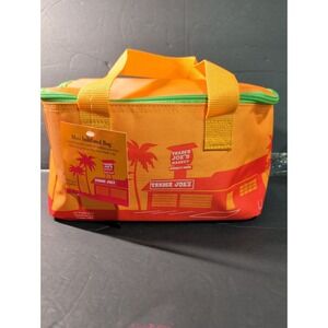 Trader Joe's Mini Insulated Tote Lunch Bag Orange